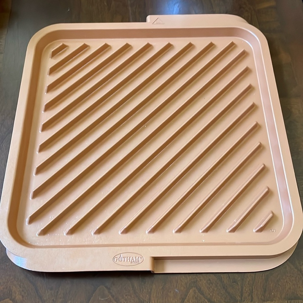 GOTHAM STEEL Classic Nonstick Double Grill Reversible Pan